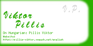 viktor pillis business card
